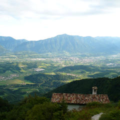 Vista panoramica di Feltre